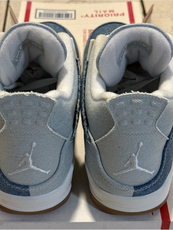 New Air Jordan 4 Retro TEX Denim Worn Blue Women\'s Size 11.5 / Men 10 IB6716-100 main image 4